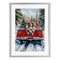 Stupell Industries Christmas Truck Pups Trio Framed Print Under Glass, design by Petal Prints Design